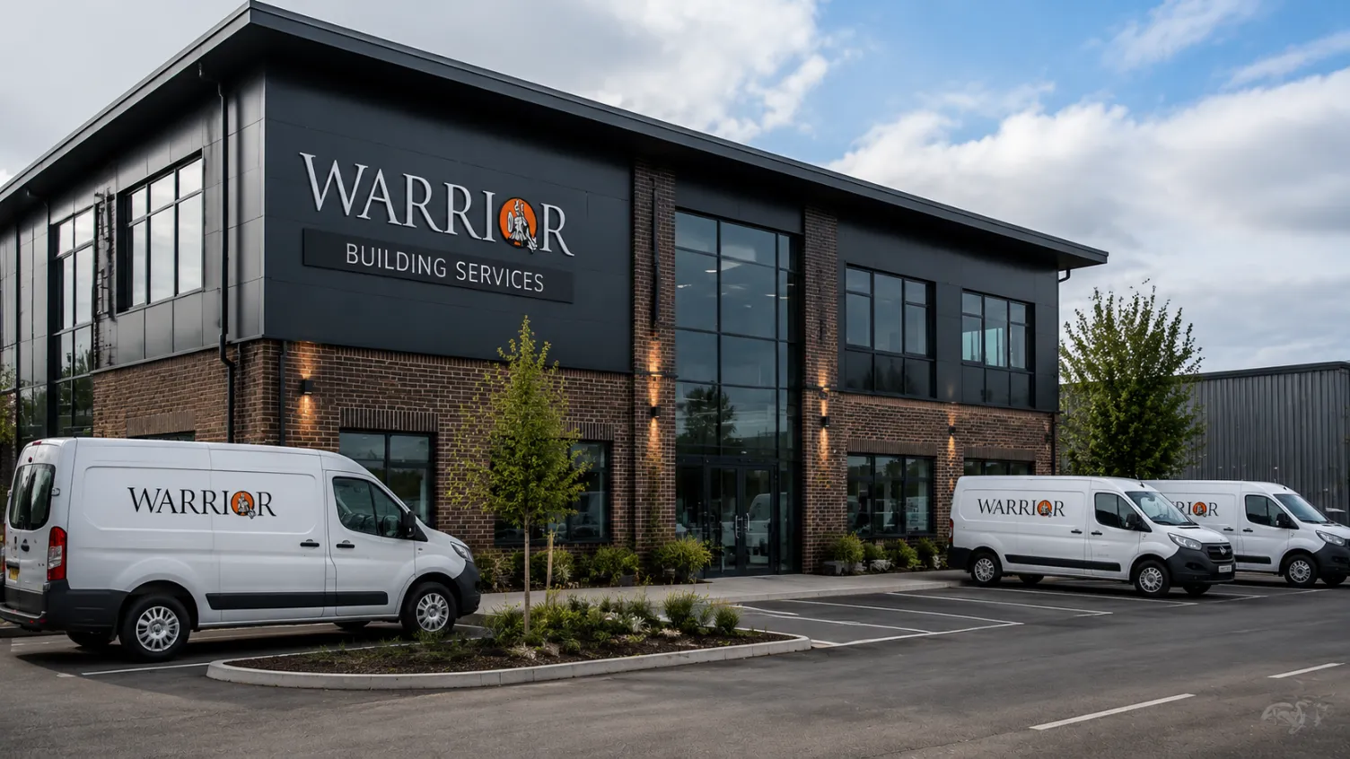 Warrior Building Services team on site